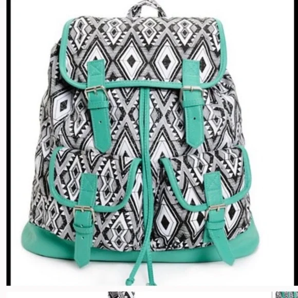 Empyre | Bags | Empyre Mint Canvas Backpack | Poshmark display picture 2